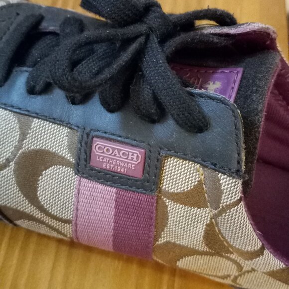 COACH SNEAKERS SIZE 6 M - Picture 3 of 4